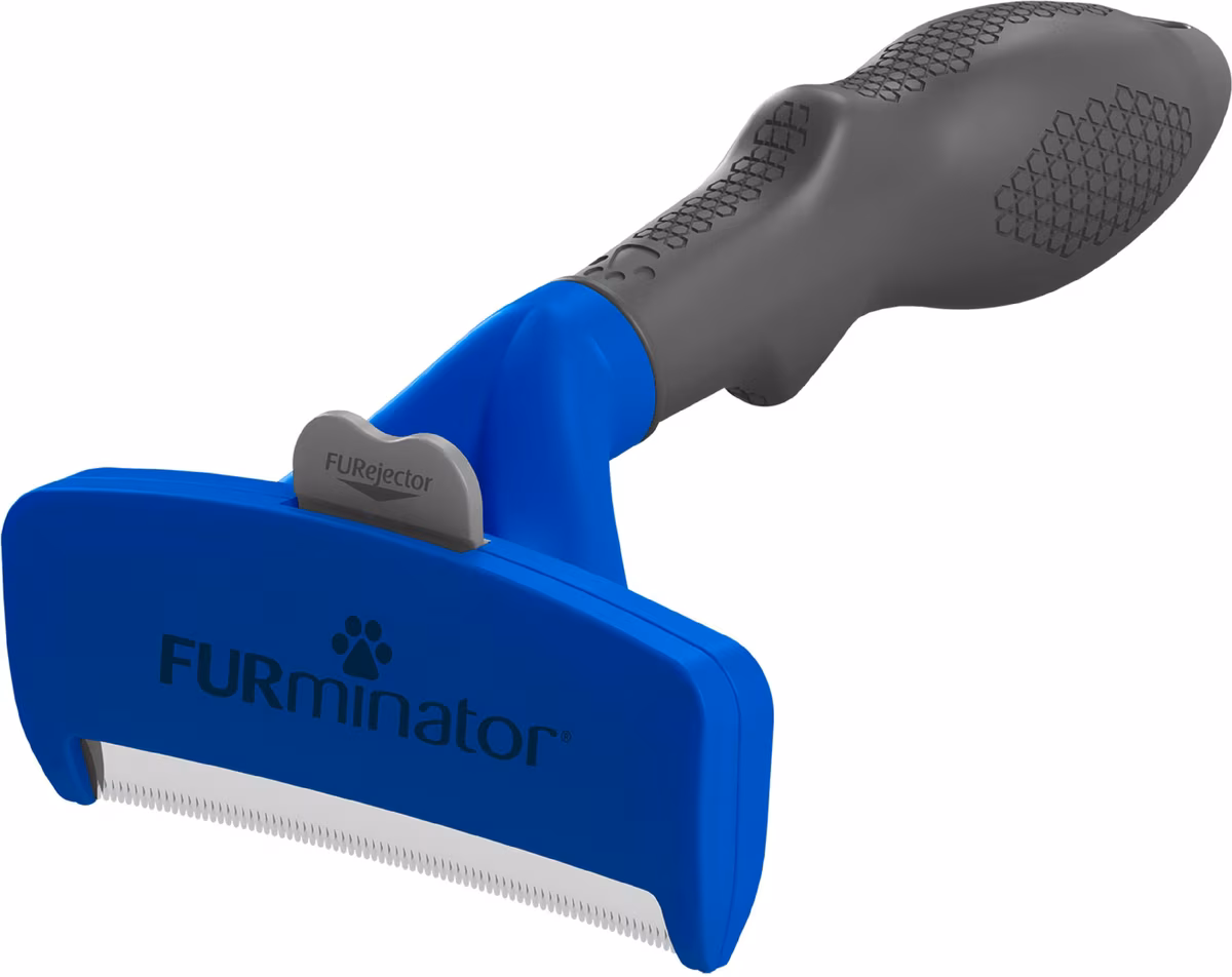 FURminator Long Hair Dog Deshedding Tool, Reduces Loose Hair From Shedding, Easy Clean-Up