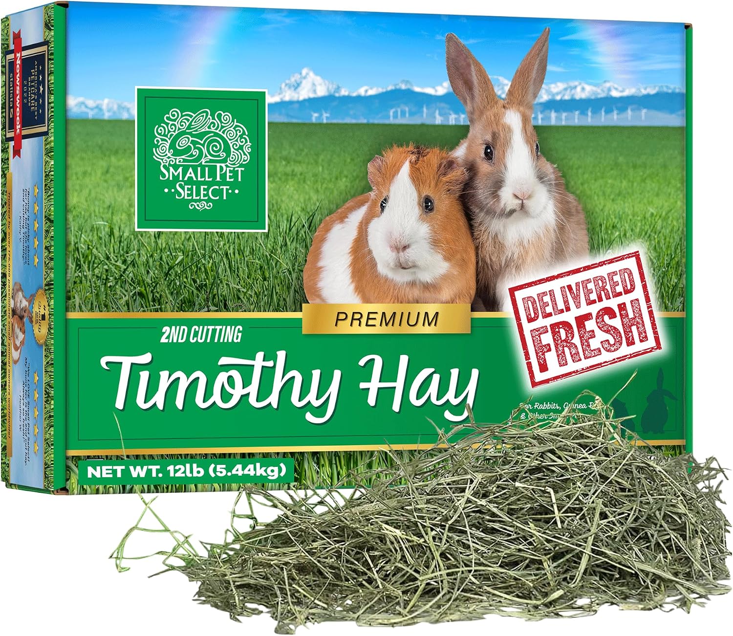 Small Pet Select 2nd Cut Timothy Hay – Grown Hay for Rabbits, Guinea Pigs & Chinchillas.